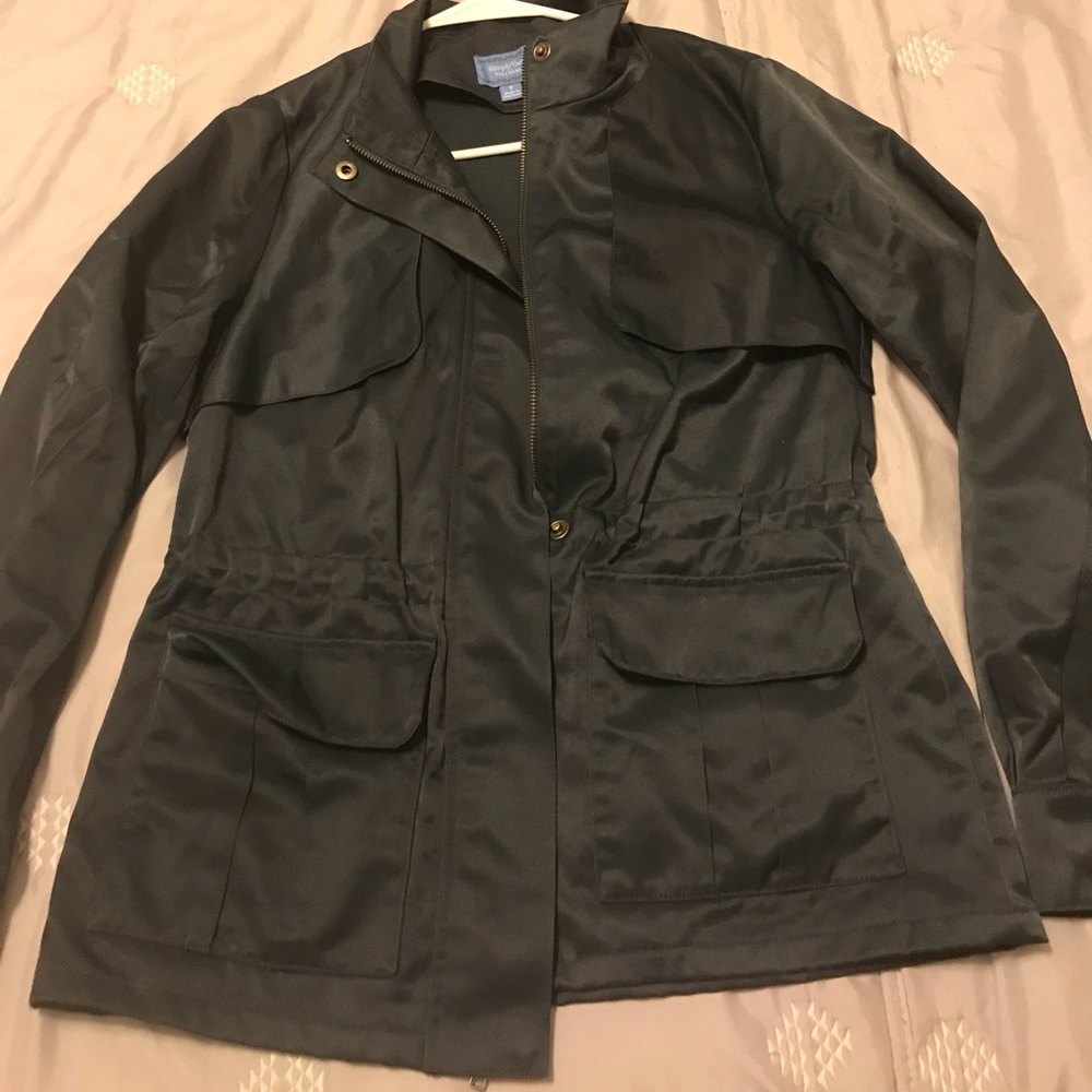 Vera Wang Navy Blue Jacket